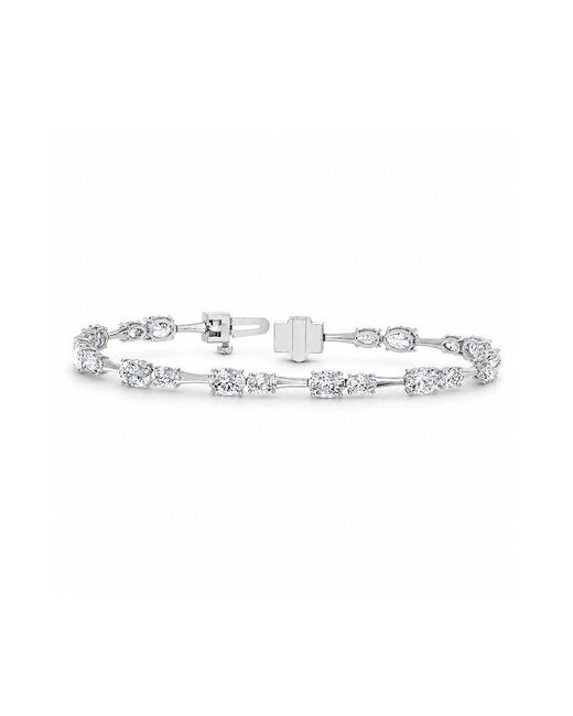Lab Grown Diamonds White 14K 5.50 Ct. Tw. Lab-Grown Diamond Tennis Bracelet
