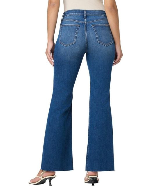 Joe's Jeans Blue High Rise Petite Flare Jean
