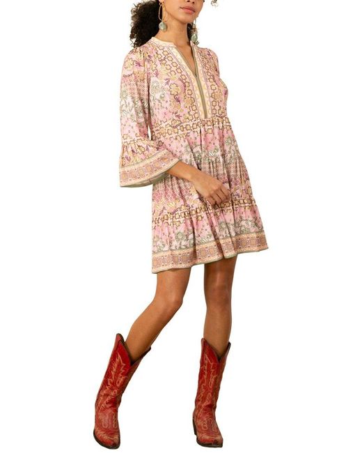 Hale Bob Pink Mabel Dress