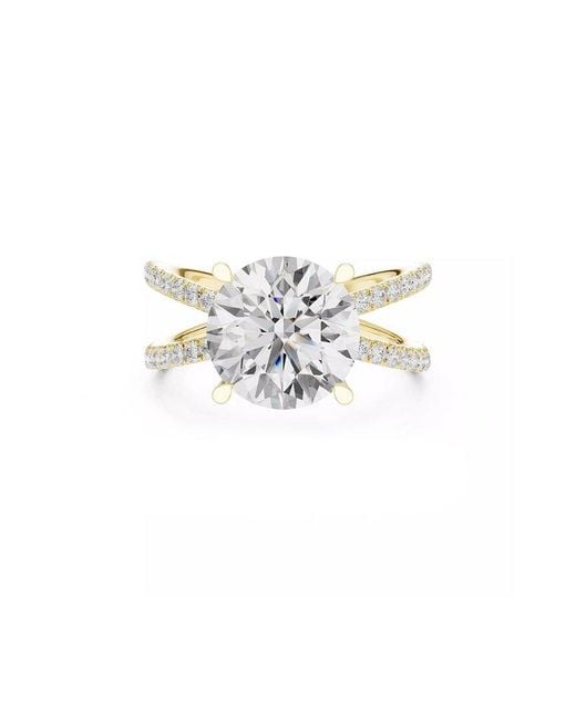 Lab Grown Diamonds White 14K 4.00 Ct. Tw. Lab-Grown Diamond Ring