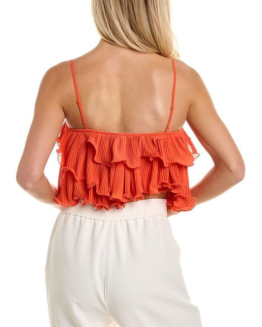 AMUR Red Ainsley Top