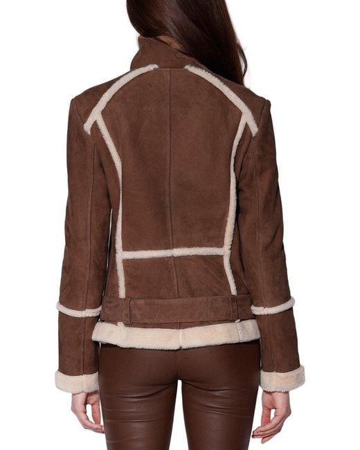 Walter Baker Brown Jessica Suede Jacket