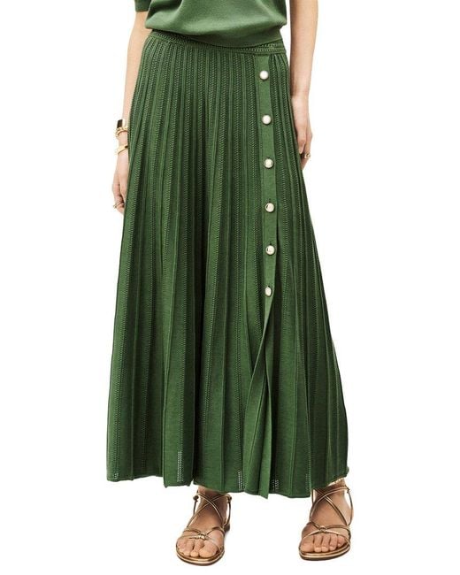 Ba&sh Green Sindy Skirt