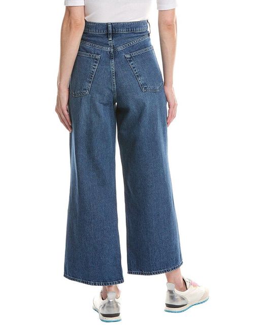 Rag & Bone Blue Annie Ankle Wide Leg Jean