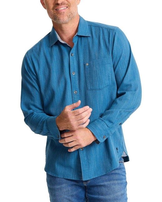 Tommy Bahama Blue Dorado Stripe Shirt for men
