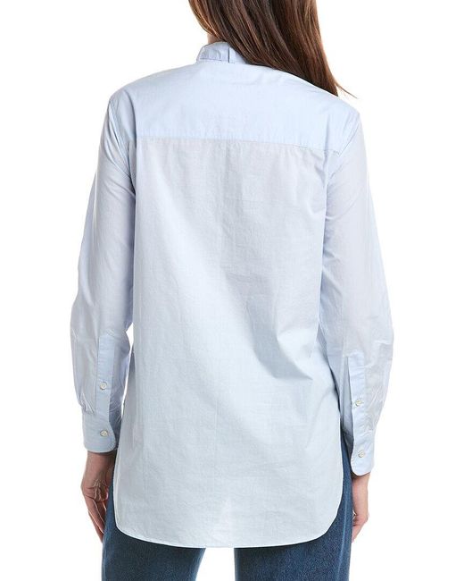 Officine Generale Blue Officine Generale Ariette Shirt
