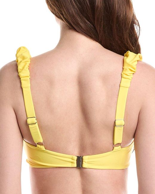 Ramy Brook Yellow Rachel Bikini Top