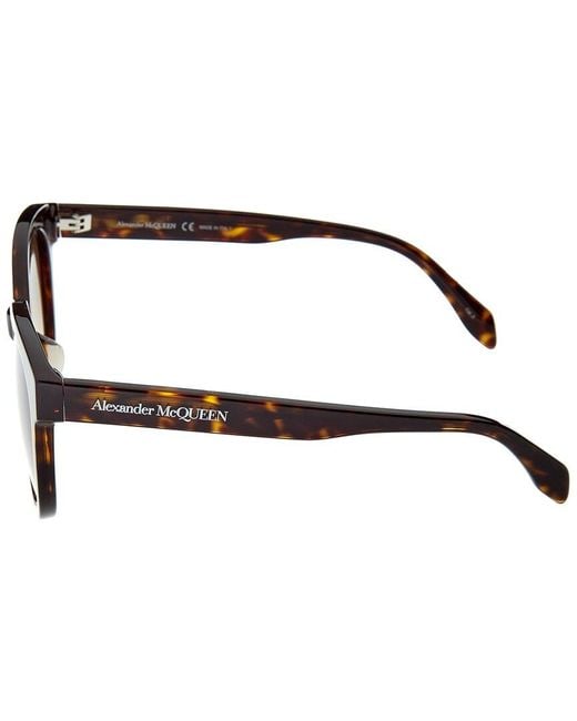 McQueen Brown Am0304sk 54mm Sunglasses for men