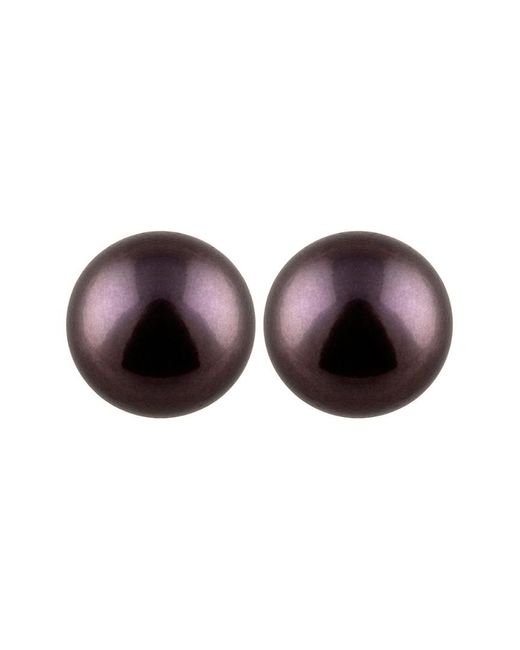 Splendid Multicolor 14k 6-6.5mm Akoya Pearl Earrings