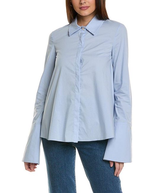 Caroline Constas Blue Verena Top