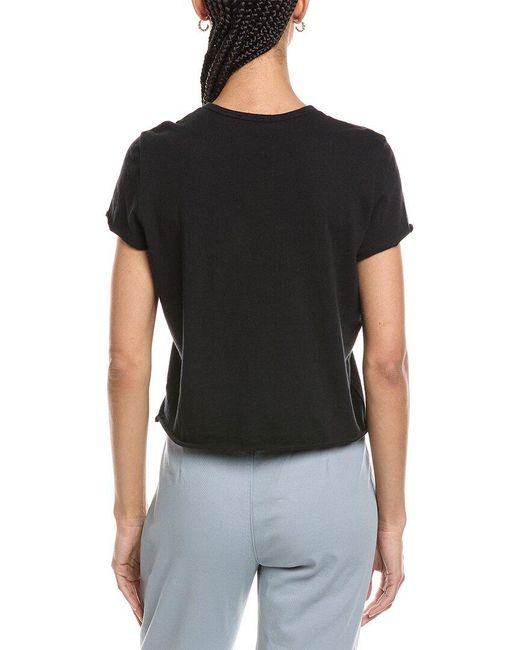 James Perse Black Vintage Little Boy T-Shirt