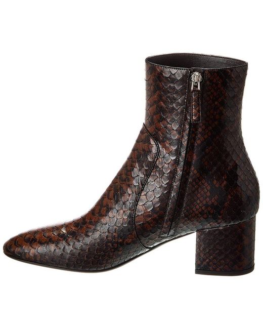 Michael Kors Brown Collection Gloria Runway Leather Bootie