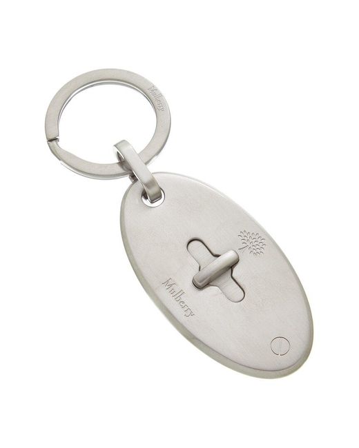Mulberry Metallic Postman's Buckle Key Ring