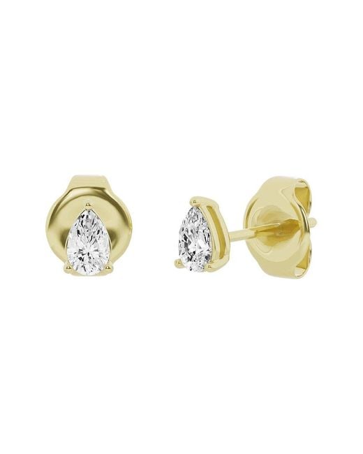 Lab Grown Diamonds Metallic 14k 0.50 Ct. Tw. Lab Grown Diamond Studs