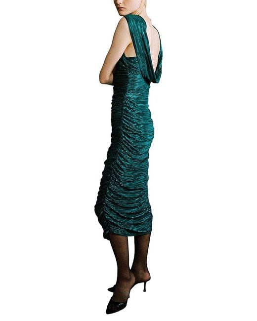 Sabina Musayev Green Supernova Midi Dress