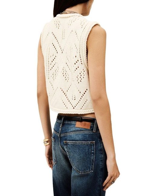 Ba&sh Blue Giles Cardigan