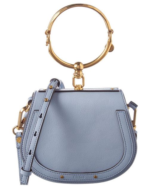 Chloé Blue Nile Small Leather Bracelet Bag
