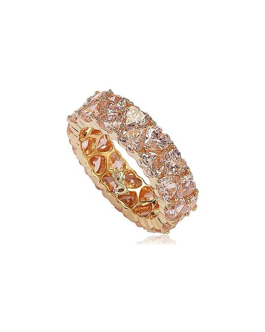 Suzy Levian CZ Jewelry White Suzy Levian Silver Cz Eternity Ring