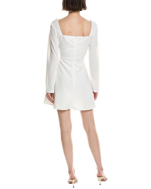 HL Affair White Mini Dress