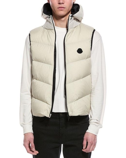 Moncler Natural Puffer Down Vest for men