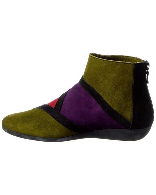 Arche Green Onyzem Suede Bootie