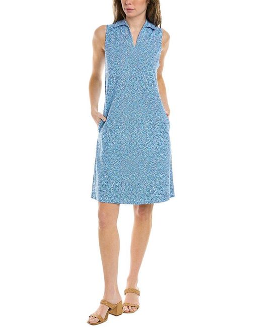 J.McLaughlin Blue Joanna Catalina Cloth Midi Dress