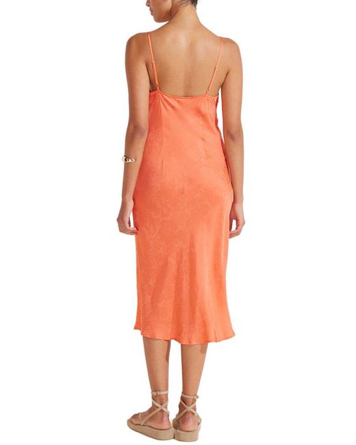 Auguste Orange Cleopatra Midi Dress