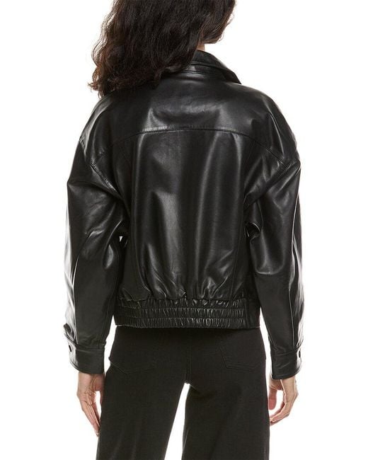 Walter Baker Black Sonya Leather Jacket
