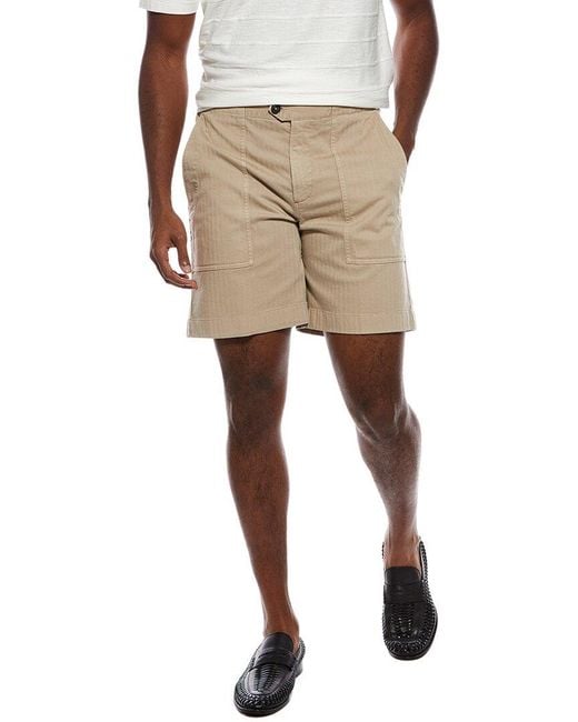 Isaia Natural Military Short for men
