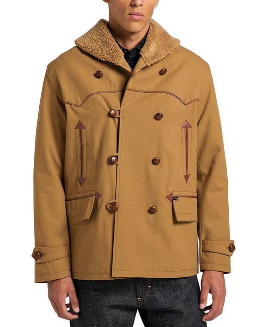 Lee Jeans Brown Wool-blend Jacket for men