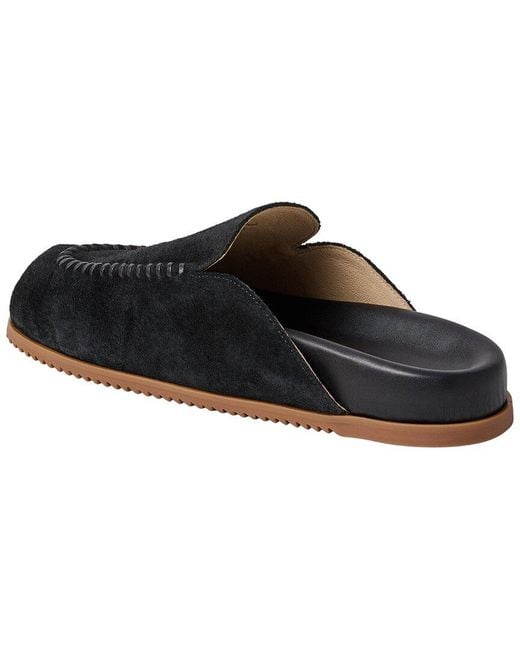 Jack Rogers Black Chesapeake Suede Clog