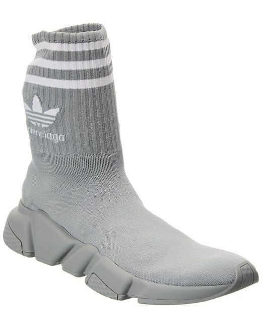 Balenciaga Gray X Adidas Speed Sock Sneaker