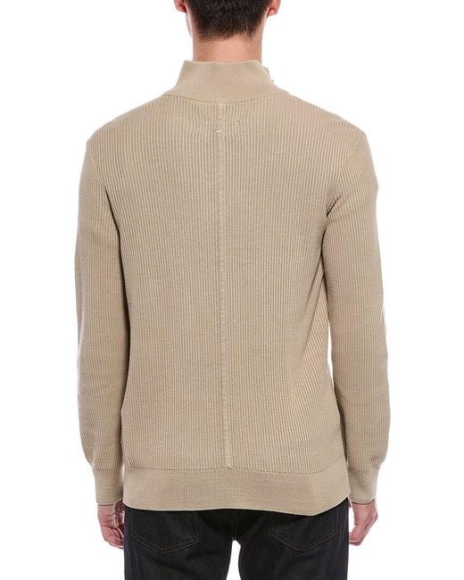 Rag & Bone Natural Caden Washed 1/4-Zip Pullover for men