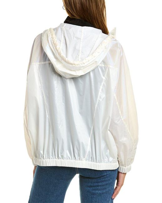 Moncler White Partie Jacket