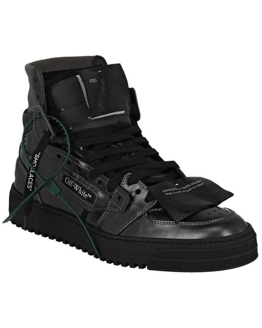 Off-White c/o Virgil Abloh Black Off-whitetm 3.0 Off Court Leather Sneaker for men