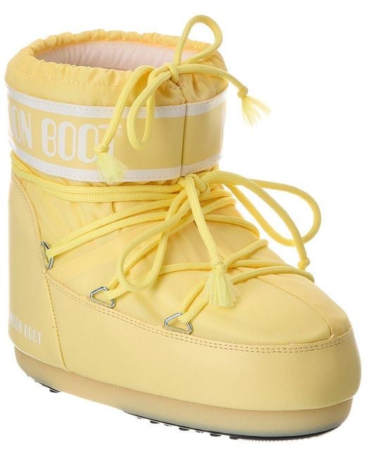Moon Boot Yellow Icon Low Boot