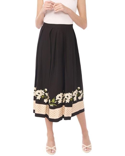 Ted Baker Black Kieran Pleated Skirt