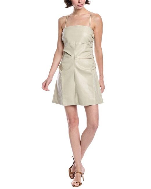 Proenza Schouler Natural Label Fitted Spaghetti Mini Dress