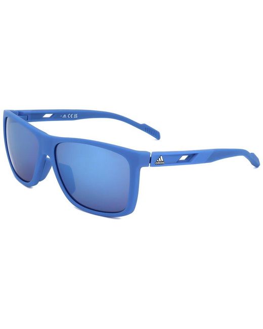 Adidas Originals Blue 60Mm Sunglasses for men