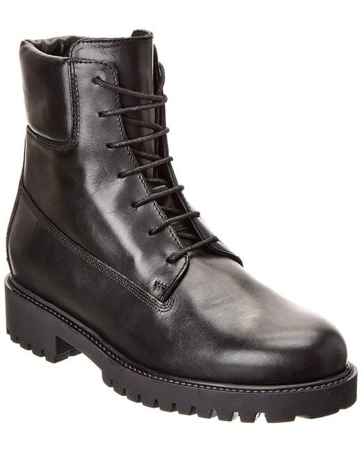 Totême Black The Husky Leather Boot