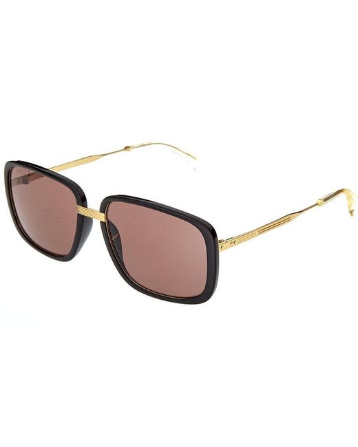 Gucci GG0787S 61mm Sunglasses in Brown | Lyst