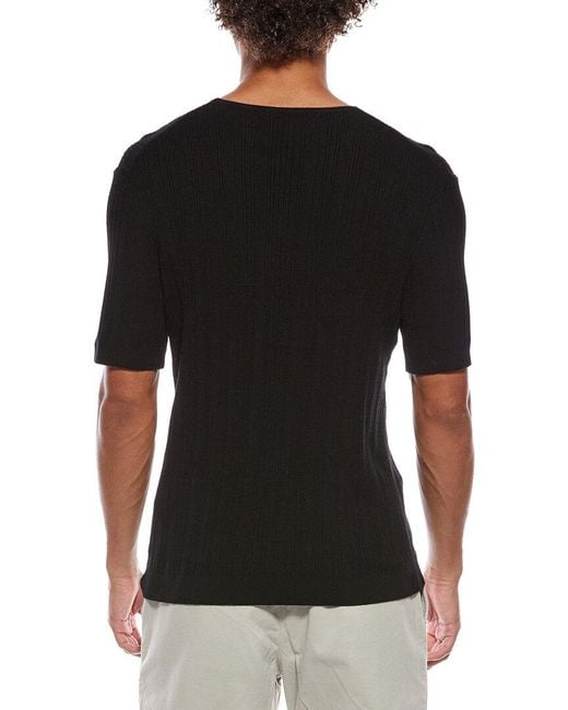 Rag & Bone Black Crawford Wool & Cashmere-Blend Shirt for men