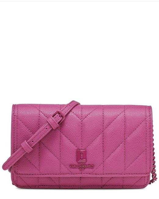 Karl Lagerfeld Purple Lafayette Leather Chain