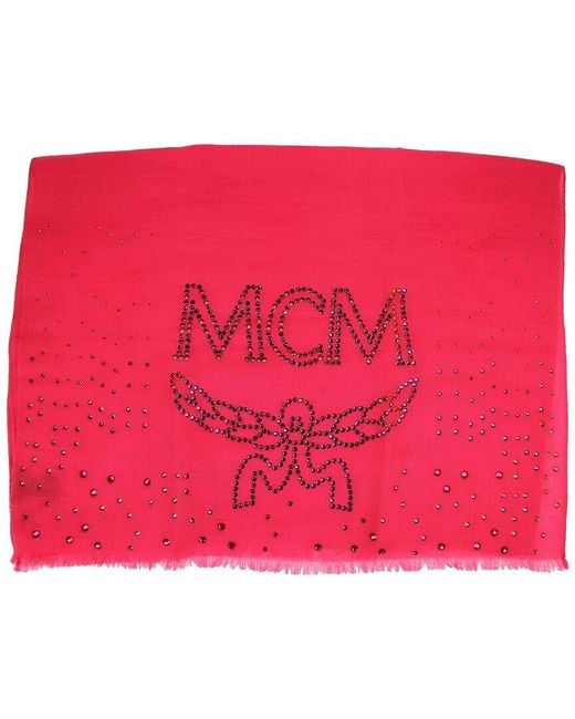MCM Red Cashmere Scarf