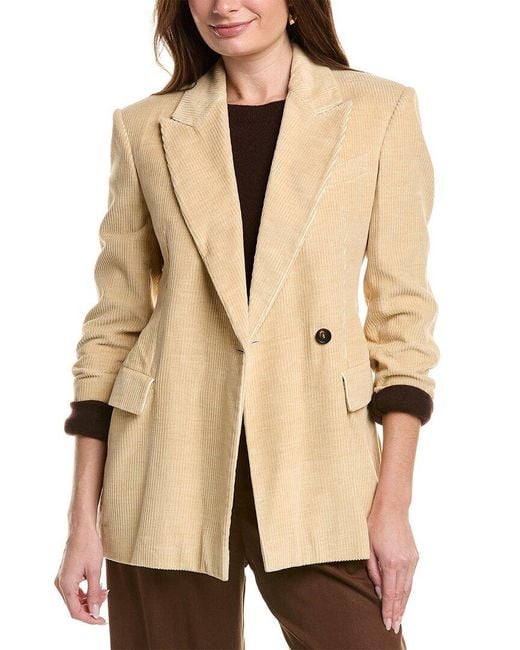 Brunello Cucinelli Natural Blazer