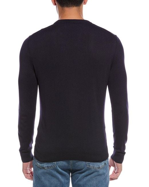 Boss Blue Lope Crewneck Sweater for men