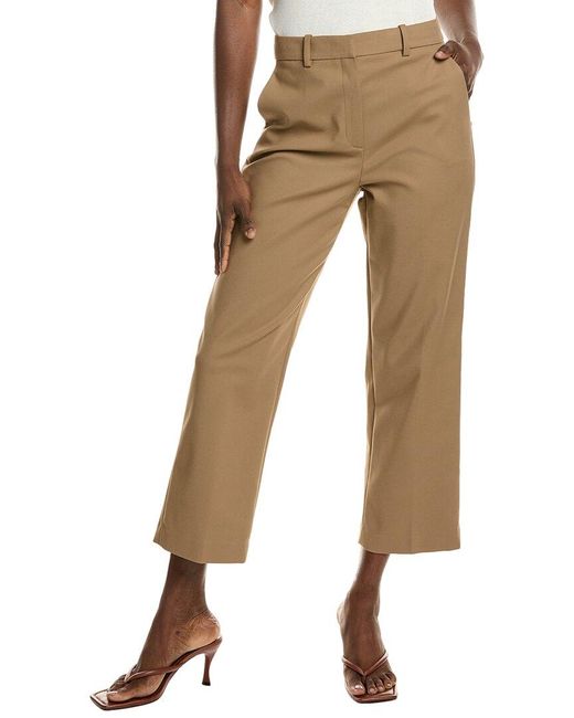 Theory Natural High-Waist Straight Pant