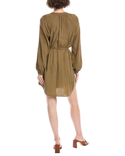 Bella Dahl Natural Tie Waist Shirtdress