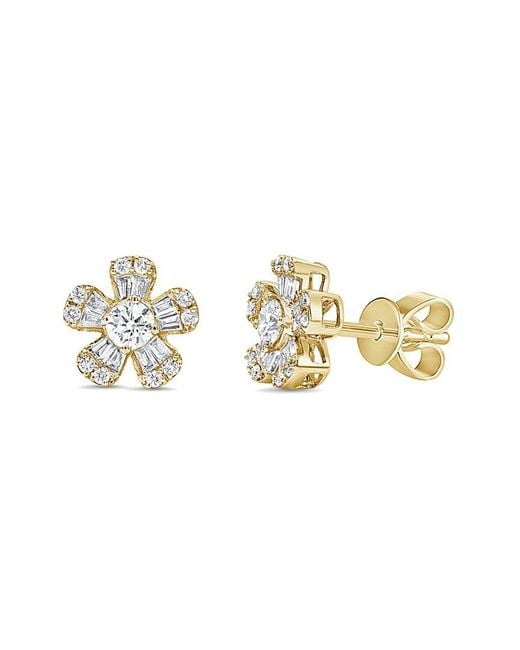 Sabrina Designs Metallic 14K 0.61 Ct. Tw. Diamond Stud Earrings