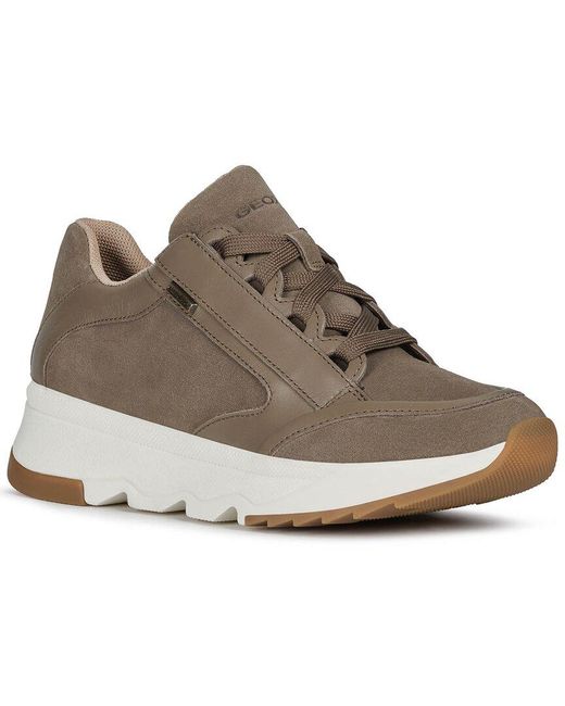 Geox D Falena B Abx C Leather Sneaker | Lyst Canada